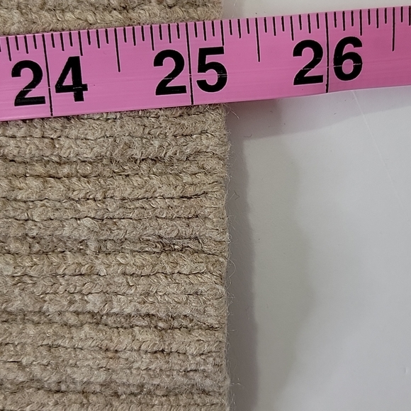 Zara Knit Oversized Tan Sweater SZ S - Picture 6 of 8